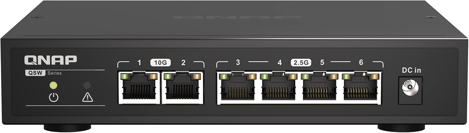 QNAP QSW-2104-2T 10GbE 2.5GbEスイッチ