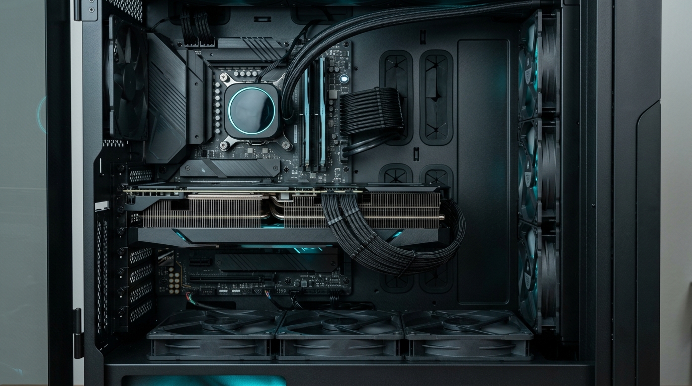 RTX 5090に最適なPCケースの条件｜サイズ・エアフロー・電源ケーブルの安全基準