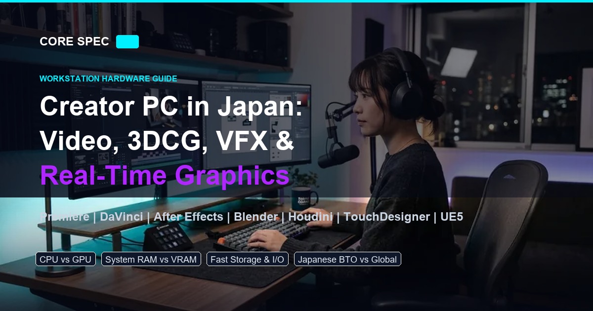 TouchDesigner PC in Japan: GPU, VRAM, Outputs & Live Performance Guide ...