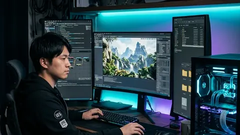 Unreal Engine real-time virtual production and game development setup