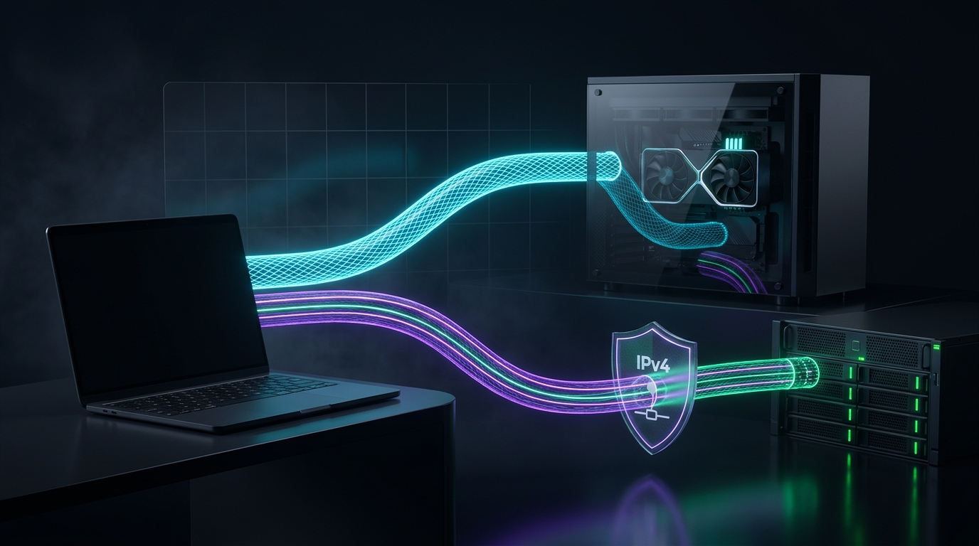 自宅GPUに固定IPは必要？リモートAI開発・業務VPN・Tailscaleの選び方