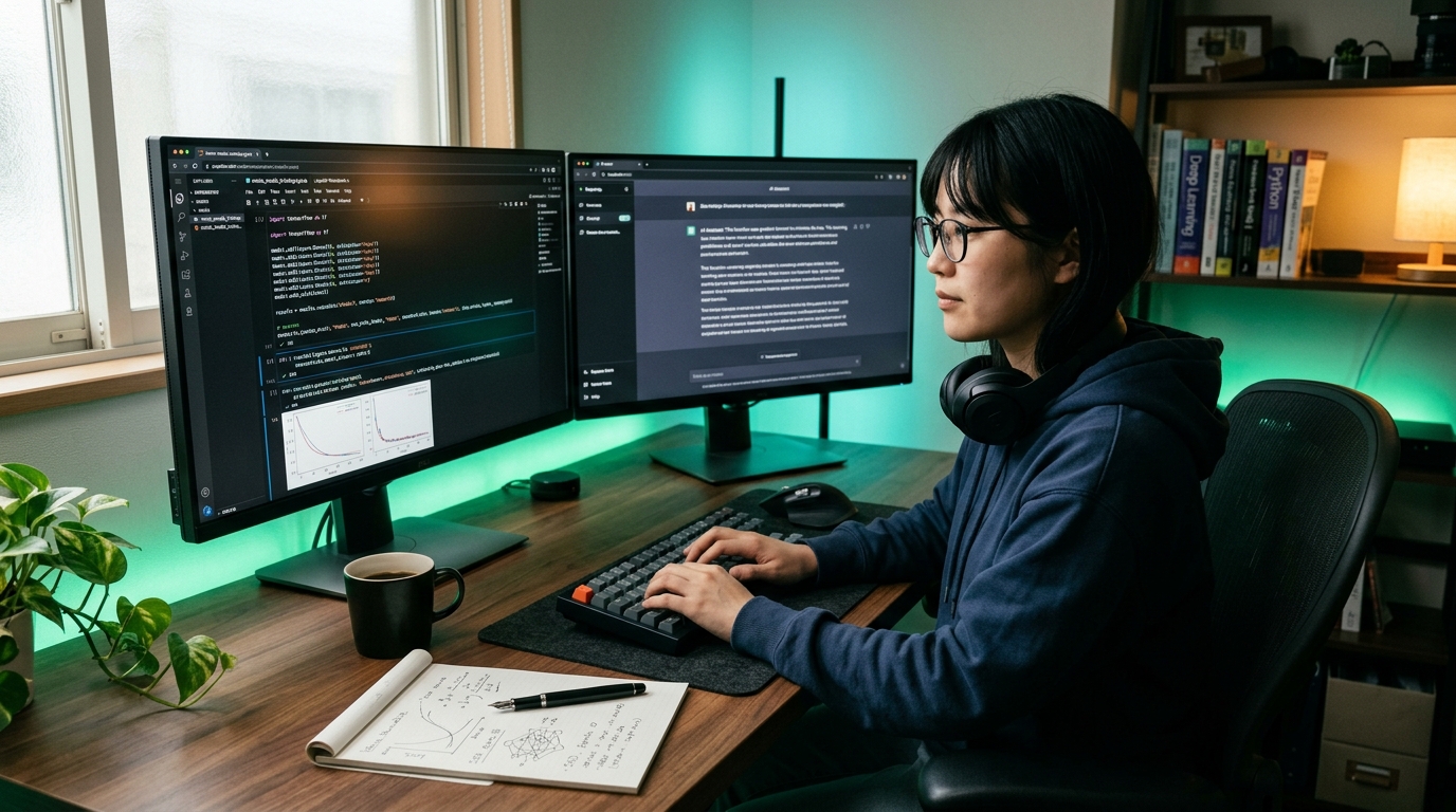 Google AI Proを活用したAI学習環境イメージ