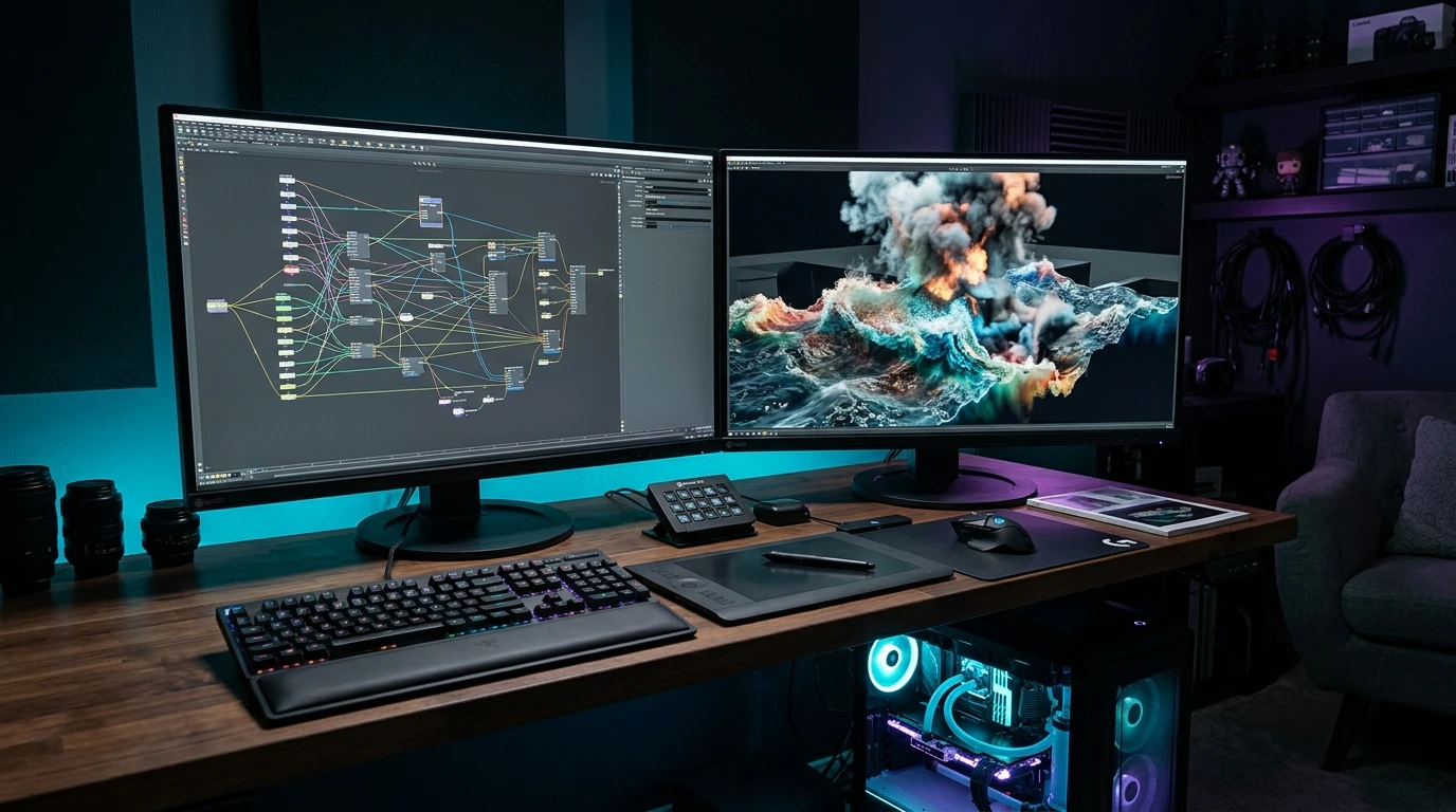 Houdini・VFX向けワークステーションの選び方｜RTX 5090で十分？Threadripper・RTX PROが必要になる境界【2026年】
