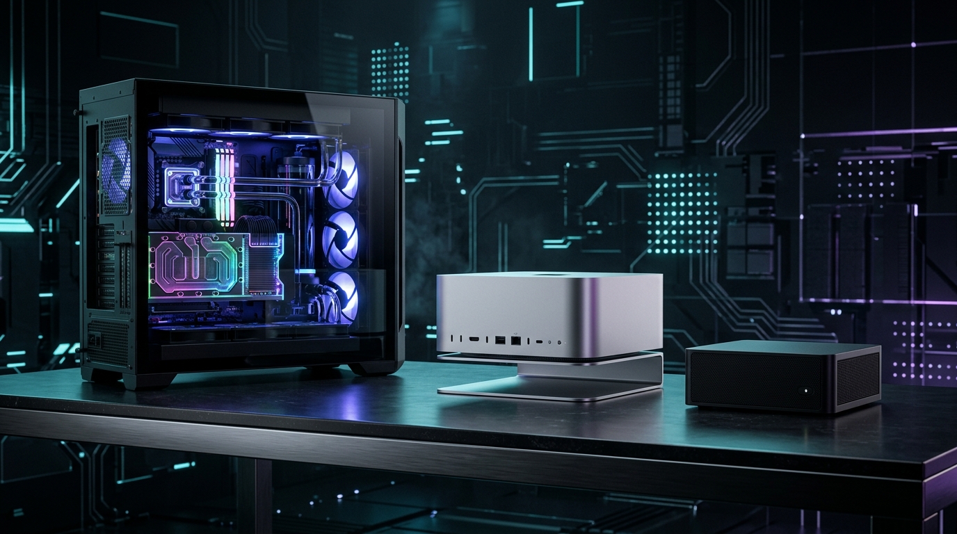 RTX 5090 vs Mac Studio vs Ryzen AI Max 仕事別計算資源の比較