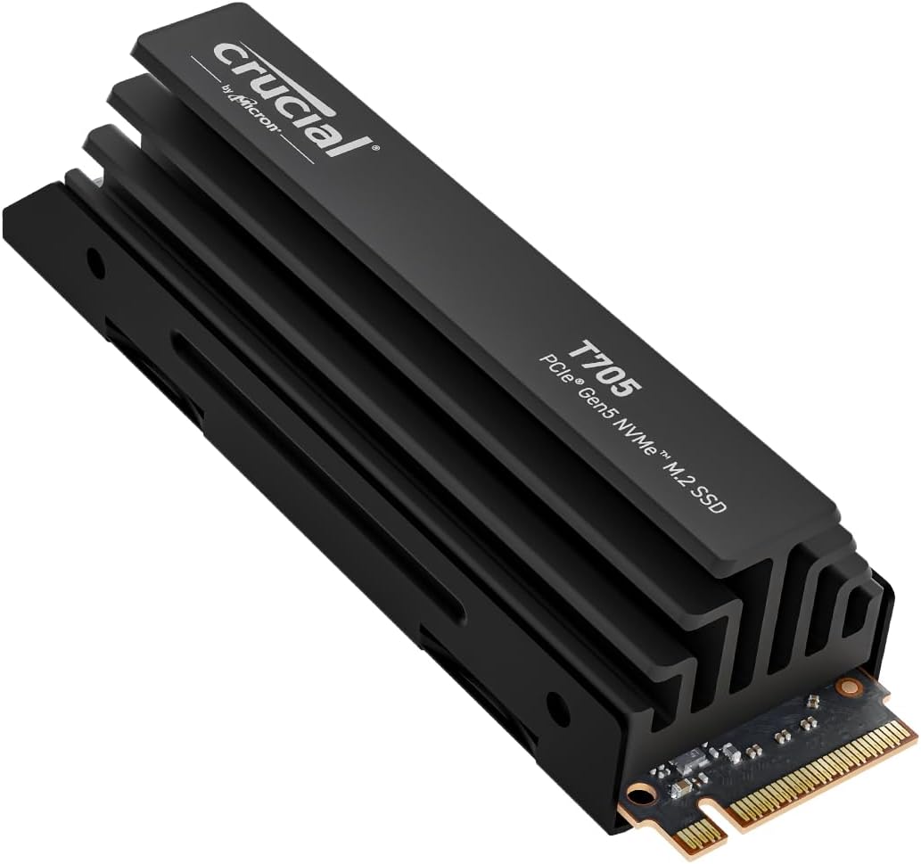 Crucial T705 PCIe Gen5 M.2 NVMe SSD